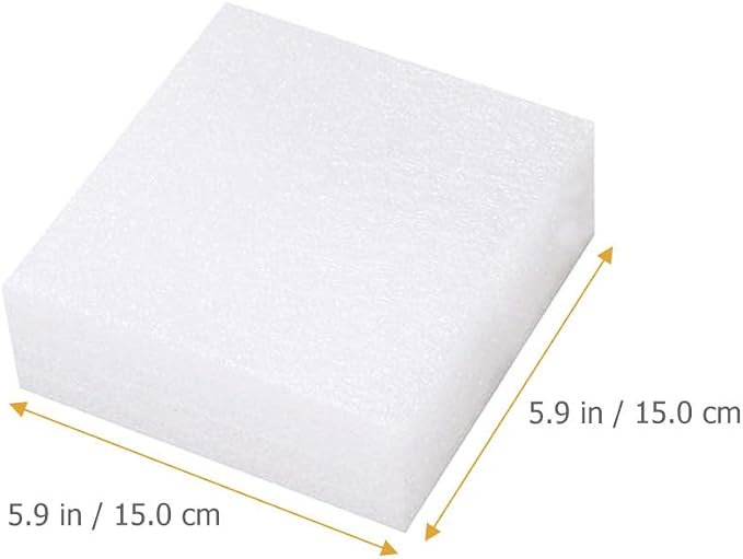 Luxshiny 6pcs Needle Felting Foams Pad Wool Felting Pin Cushion Flat Panel Foam - Image 2