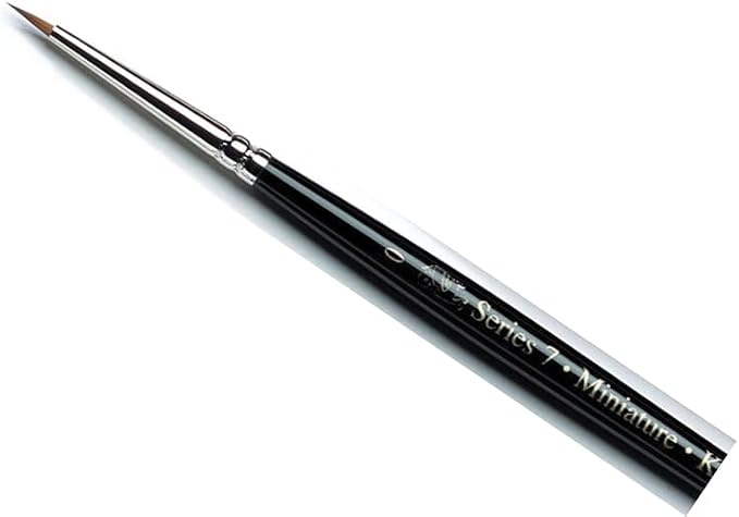 Winsor & Newton Series 7 Kolinsky Sable Miniature Watercolor Brush - Image 2