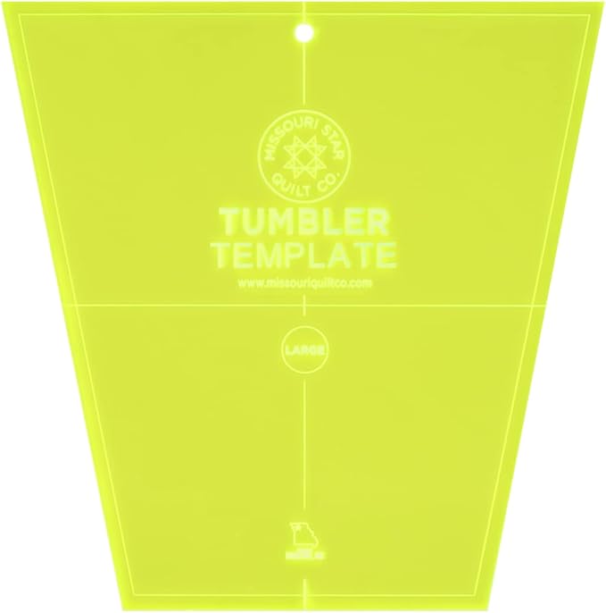 Acrylic Quilting Template, Tumbler by MISSOURI+STAR+QUILT+CO.