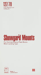 Pre-Cut Clear Stamp Mounts Size 127/70 by Showgard