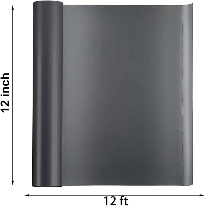 guangyintong Reflective Black Heat Transfer Vinyl HTV Rolls - Image 2