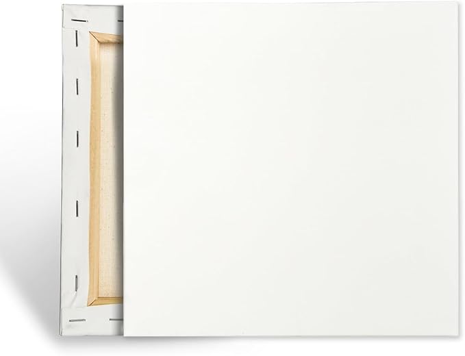 KINGART Stretched White Canvas Set – Square, 6x6 Inch, Triple Gesso Primed – - Image 6
