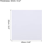MECCANIXITY EVA Foam Sheets White 9.8 Inch x 9.8 Inch 5mm Thick Crafts Foam - Image 2