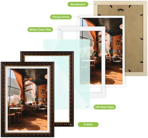 Golden State Art, 12X18 Ornate Finish Photo Frame - Image 4