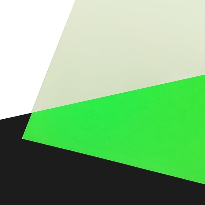Fluorescent Glow in Dark HTV, Luminous Heat Transfer Lettering Film Glow in The - Image 4