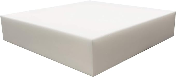 FoamRush 3" x 36" x 36" Premium Quality Upholstery Foam Cushion High Density by FoamRush