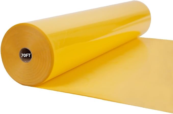FUNKAKA Yellow HTV Heat Transfer Vinyl Rolls, Adhesive HTV Vinyl by FUNKAKA