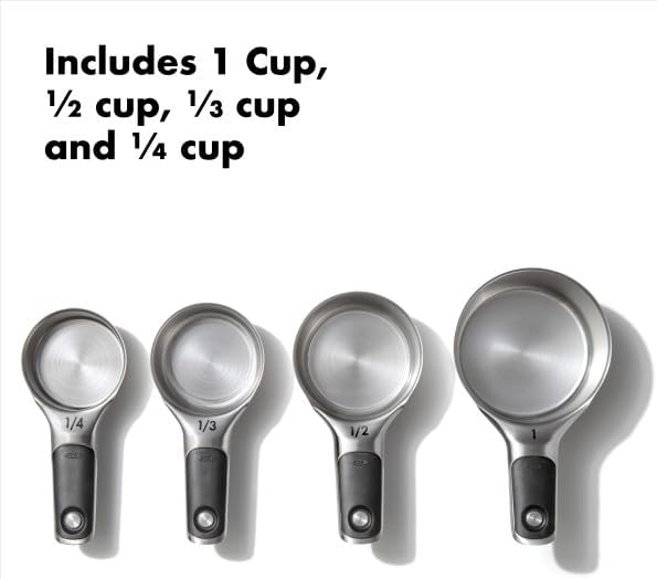 OXO Good Grips 4 Piece Stainless Steel Measuring Cups - Image 2