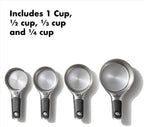 OXO Good Grips 4 Piece Stainless Steel Measuring Cups - Image 2
