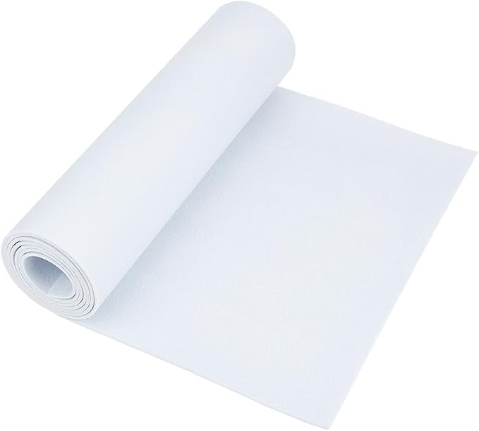 BENECREAT 78.7x15.7inch Felt Roll, 3mm Thick Nonwoven Felt Roll by BENECREAT
