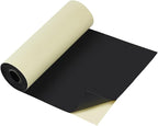 BENECREAT 118x11.8 Inch Black Self Adhesive EVA Foam Roll, 2mm Thick Adhesive by BENECREAT