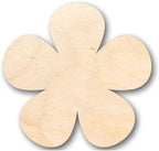 Unfinished Wood Flower Shape Spring Craft up to 46" DIY 20" / 1/2" by 24HourCrafts