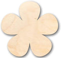 Unfinished Wood Flower Shape Spring Craft up to 46" DIY 24" / 1" by 24HourCrafts