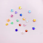Jmassyang 600 PCS Acrylic Beads Heart Star Shape Charming Clear AB Colors Bead - Image 3