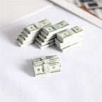 1:12 Dollhouse Miniature Scene Model Mini 200 Pieces Dollar Bills Set - Image 6