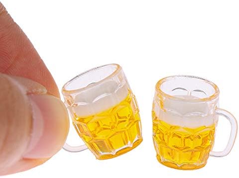 Mini House Drink Accessories Miniature Wooden Beer Barrel Figurine Wine Barrel - Image 4