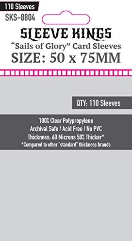 Sleeve Kings Sails of Glory* Card Sleeves 50 X 75 mm - Image 2