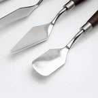 5 Pieces Painting Knives Stainless Steel Spatula Palette Knife Oil Painting - Image 6