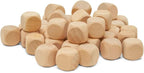 Blank Dice 3/4 inch x 3/4 inch, Small Wooden Craft Cubes - Image 3