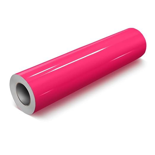VViViD DECO65 Pink Gloss Permanent Adhesive Craft Vinyl by VVIVIDVINYL