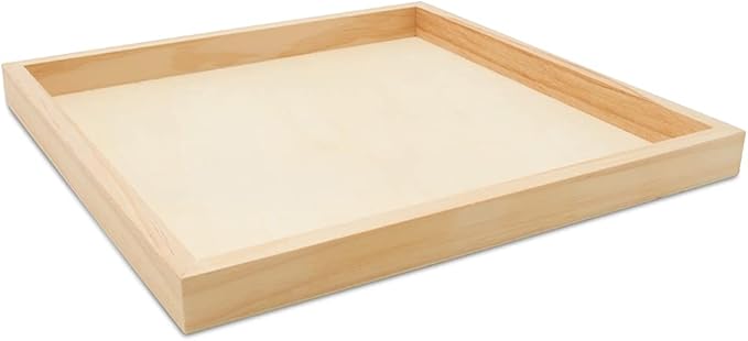 Wood Canvas Panel Cradled 12 x 12 inch, Shadow Box, & Tray Crafts, by by Woodpeckers