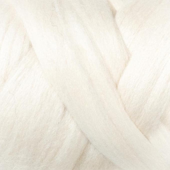 Natural Wool roving, 8 OZ. Best - Image 5