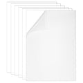 BENECREAT 6 Sheets PETG Clear Plastic Sheet, 12x8 Inch Waterproof PVC Clear by BENECREAT
