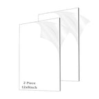 2 Pieces 1/8" Thick Acrylic Sheets, Plexiglass Sheets, Photo Frames by ADTDA