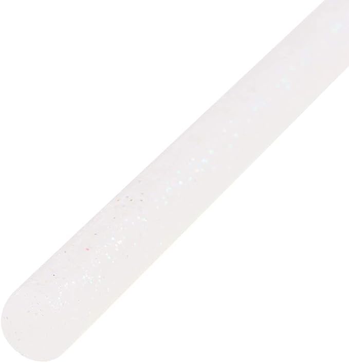 uxcell Mini Hot Glue Sticks for Glue Gun 0.27-inch x 4-inch White Glitter 10pcs - Image 3