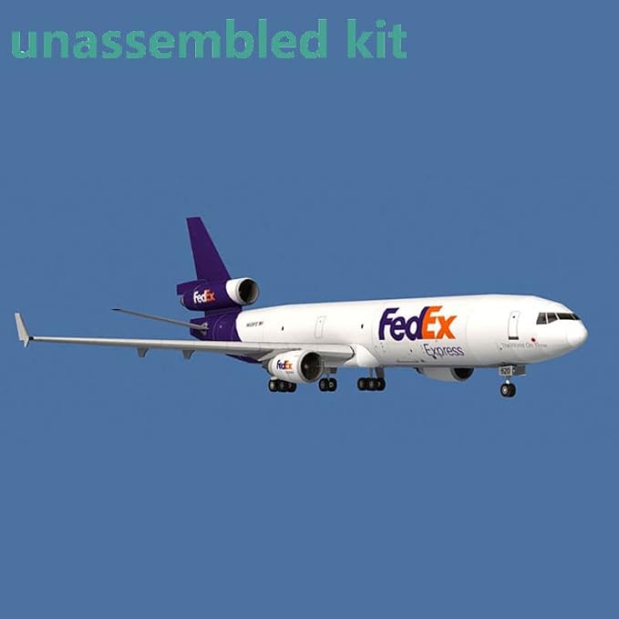 MOUDOAUER 1:100 Paper MD-11 Air Plane 3D Model Aircraft Model Simulation - Image 3