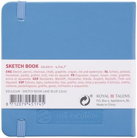 Talens T9314-214M Art Creations Sketchbook, Drawing Notebook, 4.7 x 4.7 inches - Image 2