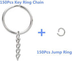 100 Pcs NANSSY 1 Inch/25mm Split Keyrings - Image 2