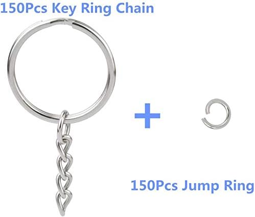 50 Pcs NANSSY 1 Inch/25mm Split Keyrings - Image 2