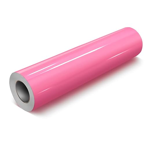 VViViD DECO65 Soft Pink Gloss Permanent Adhesive Craft Vinyl by VVIVIDVINYL