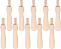10Pcs Wooden Felting Needle Handles: Comfortable Grip Punch Needle Holder by ARTIBETTER