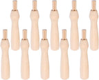 10Pcs Wooden Felting Needle Handles: Comfortable Grip Punch Needle Holder by ARTIBETTER