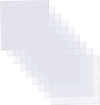 15 Pack 4 mil Blank Mylar Stencil Sheets | 12 x 12 Inch Clear Blank Plastic by ArtCute