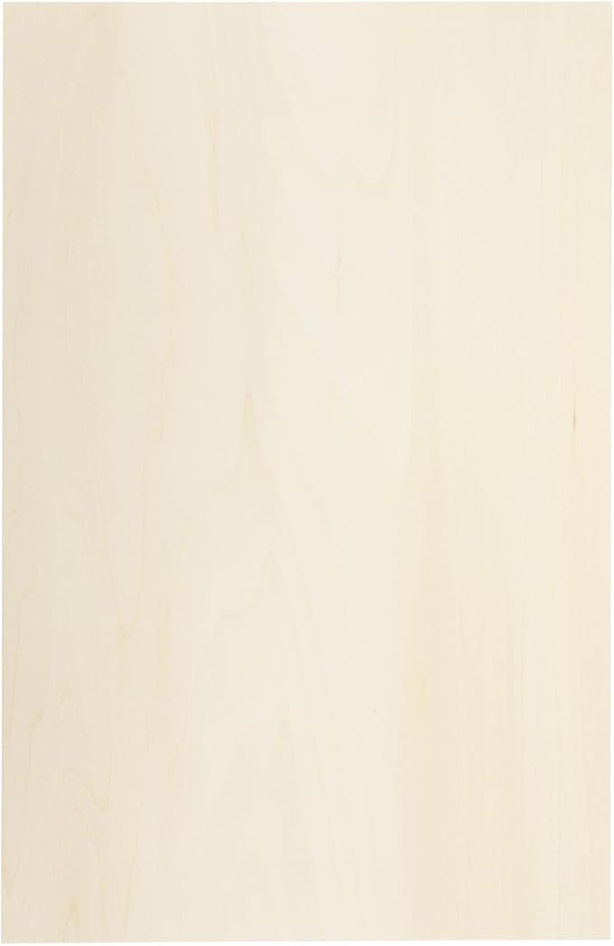 MECCANIXITY Basswood Sheet 11.8 x 3.9 x 0.16 Inch Unfinished Wood Boards Plywood by MECCANIXITY