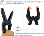 10 Packs of 3.4 inch Professional Plastic Small Spring Clamps Heavy Duty - Image 5