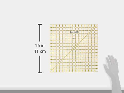Omnigrid 15" x 15" Square Quilting and Sewing Ruler - Image 3