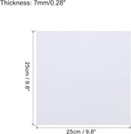 MECCANIXITY EVA Foam Sheets White 9.8 Inch x 9.8 Inch 7mm Thick Crafts Foam - Image 2