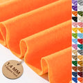 Orange Felt Fabric 36'' X 36'', 1.4mm Large Felt Sheets Soft Durable Crafts by FEIYAUMI