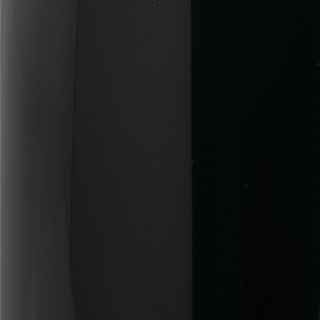 mDesign Small Metal 2.4 Gallon Trash Can Wastebasket Garbage Bin for Bathroom - Mini Slim Rubbish Waste Bin for Master or Guest Bath, Bedroom, Garage, Laundry Room, or Playroom, Black, Pack of 1