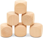 Blank Wooden Dice for Crafting and Games, 1.5 Inch Wood Blocks for Crafts - Image 3