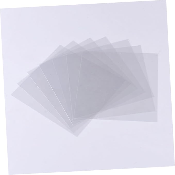 NUOBESTY Transparent Plastic Sheets 10 Pieces Clear Pet Film Sheets - Image 6