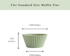 The Silicone Kitchen Reusable Silicone Baking Cup Silicone Muffin Liners - Image 3