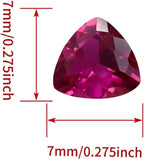 Ruby Red Cubic Zirconia Loose Beads Unset - Image 2