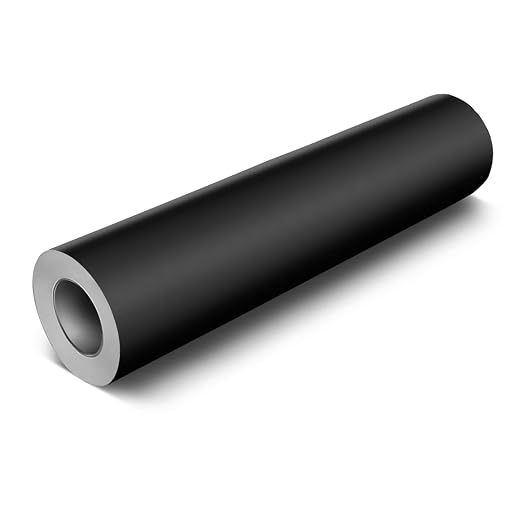 VViViD Black Matte DECO65 Permanent Adhesive Craft Vinyl by VVIVIDVINYL