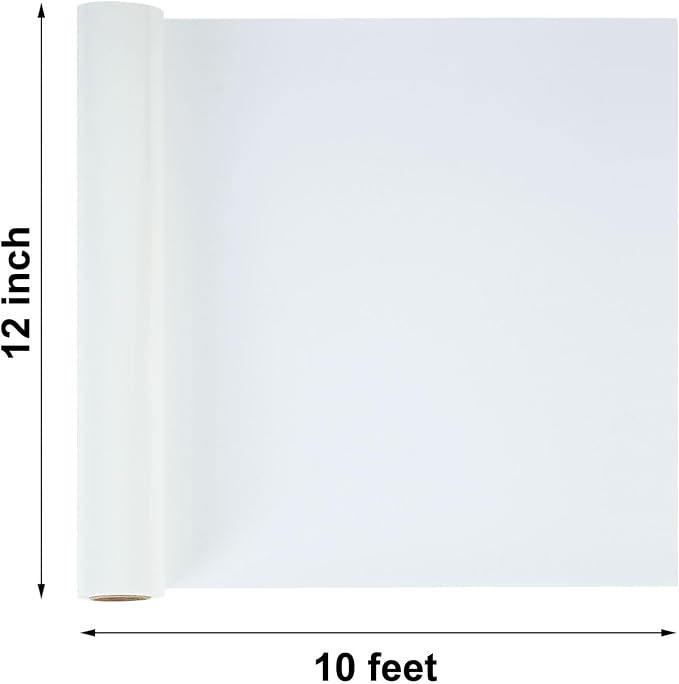FUNKAKA Heat Transfer Vinyl Reflective White HTV Roll, Reflective HTV Vinyl - Image 5