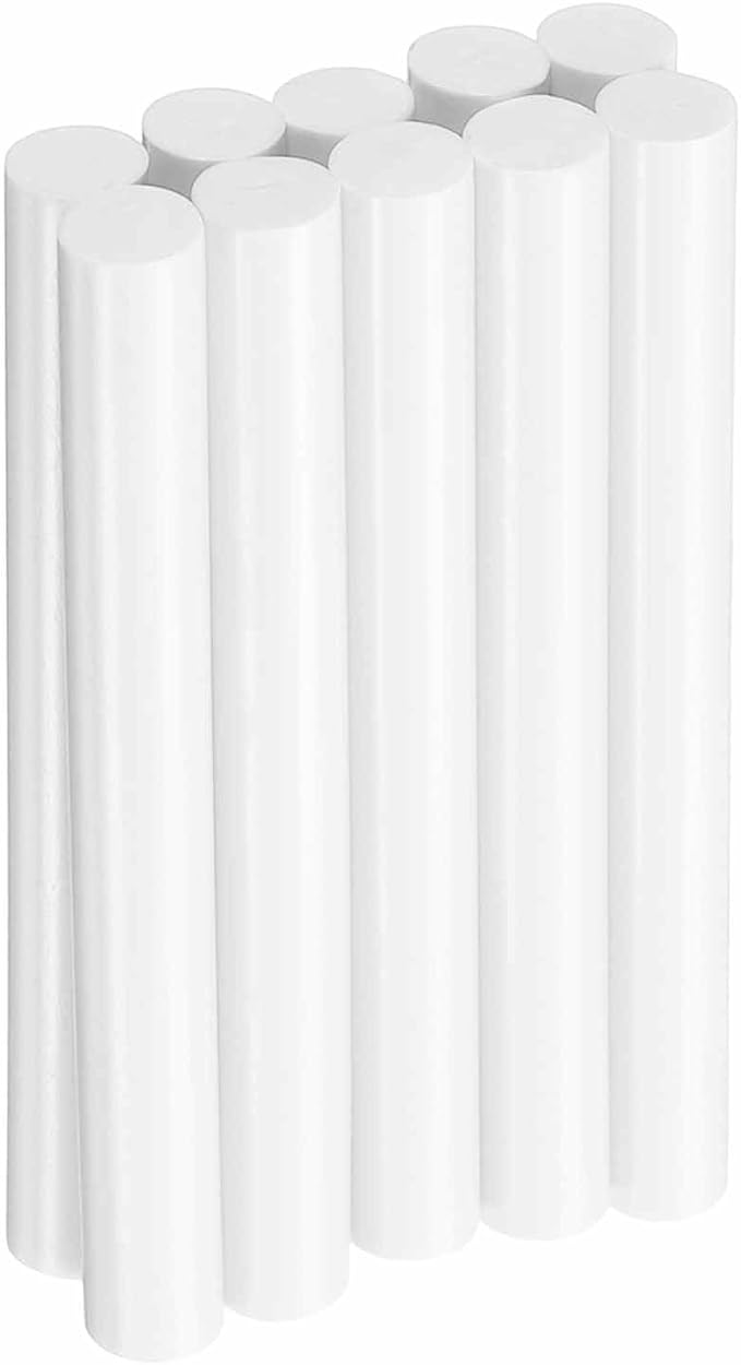 HARFINGTON 10pcs Hot Glue Sticks 0.43" Dia x 3.94" Long EVA Mini Hot Melt by HARFINGTON